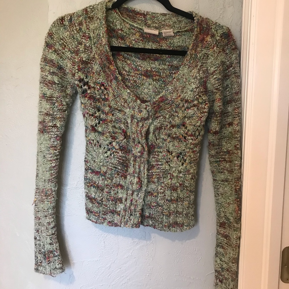 BKE multi-colored cardigan - S